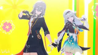 【Stelle \u0026 Firefly】HEART PIE DANCEHALL【Honkai: Star Rail MMD】