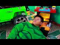 Funny Kids & Watermelon wheel Cars Police Songs Nursery Rhymes for Children