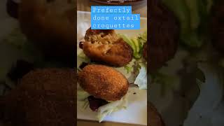 perfectly cooked oxtail croquettes  #shorts #croquettes