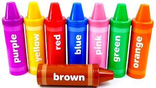 Learn Colors | Crayons | kids educational Videos