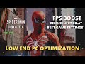 Marvel’s Spider Man Remastered FPS Boost and Fix Stuttering, Lags, or Freezing constantly