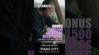 Yamaha Clavinova Bonus Free Headphones Offer @ Piano City