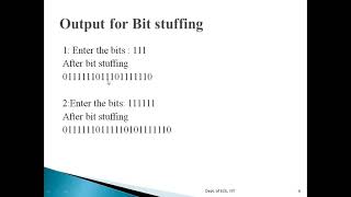 Expt1 CNLAB Character and Bit Stuffing Destuffing