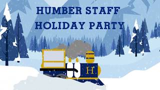 Train event motion graphic // Humber holiday express