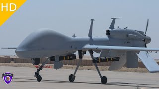 The First Flight of the New Drone MQ-1C-25 Gray Eagle