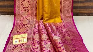 ♥️Exclusive Collection Of Banarasi Katan Silk Sarees - Whatsapp 7904566214 #geethusarees