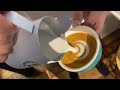 tulip latte art 郁金香拉花