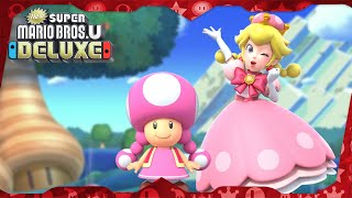 New Super Mario Bros. U Deluxe for Switch ᴴᴰ Full Playthrough (All Star Coins, Solo Toadette)
