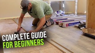 Installing Laminate Flooring for BEGINNERS | Full DIY Guide