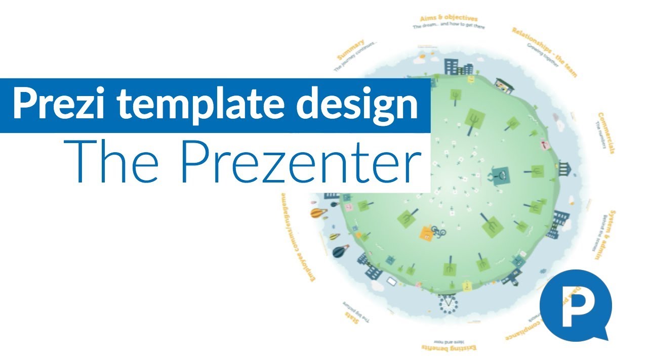 Prezi Template Design The Prezenter Youtube