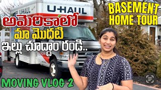 Old Home Tour | Moving Vlog #2 | U-Haul Truck Rent | SRindhuja Telugu Vlogs | Last Day In New York |