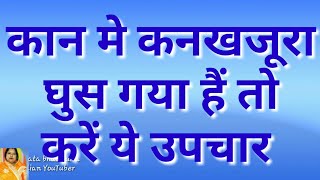 कान मे कनखजूरा का घुसने पर       करें ये देशी उपचार