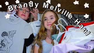 Huge Brandy Melville try on haul! (At boarding school)