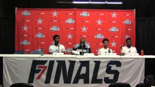 AHSAA Class 6A Boys Finals Press Conference   Lee Huntsville