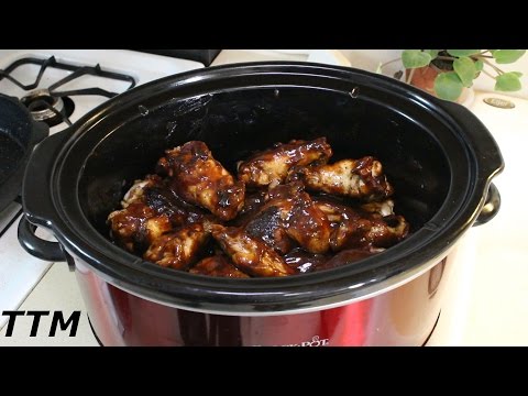 How to make Good Chicken Wings in the Crock PotEasy Slow Cooker Party Wings