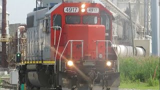 GTW Geep Running Solo at CN's Green Bay Terminal.