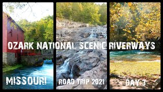 OZARK NATIONAL SCENIC RIVERWAYS MISSOURI, BIG SPRING, ROCKY FALLS, ALLEY SPRING/MILL