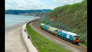 47580 33002 20110 D7612 at Langstone Rock, Dawlish Sea Wall    21/05/09