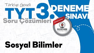 Ocak 2025 - YKS 3. Deneme Sınavı TYT SOSYAL BİLİMLER Çözüm Videoları