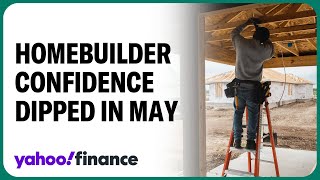 April housing starts rebound modestly, builder sentiment dips