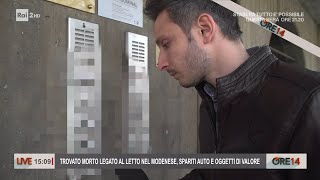 Alessandro trovato morto legato al letto, sparita la sua auto - Ore 14 del 13/03/2023