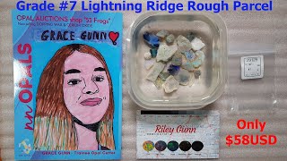 NN Opals/53 Frogs Grade #7 Lightning Ridge Rough Opal Parcel (Viewer Vote)