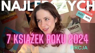 📚 Top 7 książek 2024 (fikcja)  | Najlepsze książki roku - fiction 📚