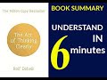 【Fast Learning】The Art of Thinking Clearly By Rolf Dobelli