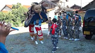 (蔵出) 佐美町の獅子舞 2014/09/13, 石川県小松市