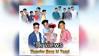 Tere jaisa yaar kahan || real friendship story || emotional video song (thunder boys creaction) MH27