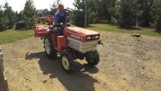 Kubota B1500DT Japanese compact tractor at the Kelet Agro.