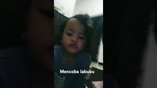 Mencoba labubu#pemula #belajar #labubu