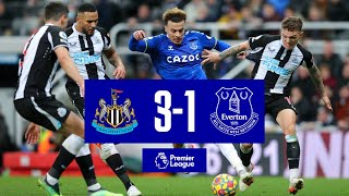 NEWCASTLE 3-1 EVERTON | PREMIER LEAGUE HIGHLIGHTS