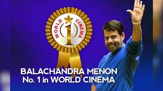 Balachandra Menon is No.1 in World Cinema