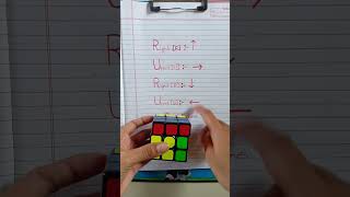 how to solve the 3 by 3 rubik's cube [simple]...#shorts
