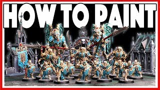 Ossiarch Bonereapers for Warhammer AOS - Beginner Painting Tutorial