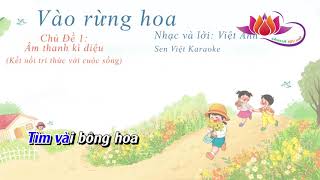 [KARAOKE] VÀO RỪNG HOA  (BEAT HTS) LỚP 1 - Kết Nối Tri Thức Với Cuộc Sống