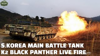 S.Korea K2 Black Panther Tank Live Fire