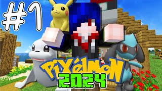 มายคราฟ เอาชีวิตรอด Pixelmon 2024 #1 เริ่มต้นเอาชีวิตรอดโลกโปเกม่อน!