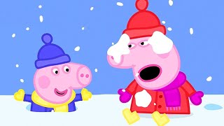 Peppa Pig in Hindi - Snow - Barf ❄️ हिंदी Kahaniya - Hindi Cartoons for Kids