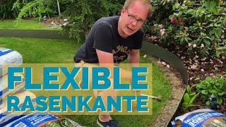 Flexible Rasenkante oder Beetkante vom Band - Installation und Review