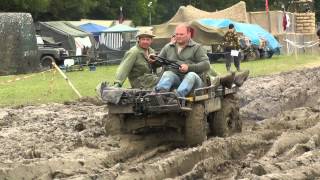 US Military Mechanical Mule M274 in the Mud at War \u0026 Peace Show 2012