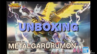 Unboxing FRS Amplified Metal Garurumon