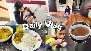 Vihaan Got Vaccinated || Made Brown Halwa for Him || Daily Vlog