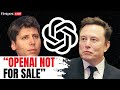 Sam Altman LIVE: OpenAI CEO Rejects Musk's ChatGPT Bid; Offers to Buy Twitter |Paris AI Summit  N18G