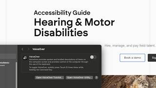 Webflow Accessibility: Hearing & Motor Disabilities (WCAG 2.2 Guide)