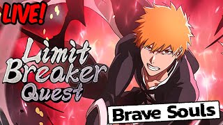 BORA GUILD QUEST E LB DE INICIANTES PRA PEGAR O TICKET DA GUERRA! - BLEACH BRAVE SOULS