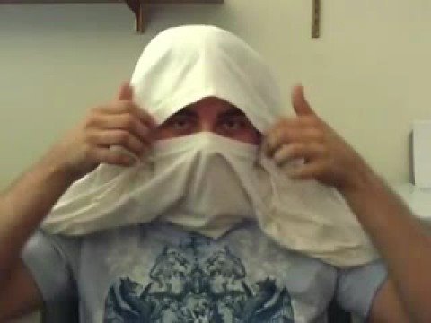 How To Make A T-Shirt Ninja Mask How To Make A T-Shirt Ninja Mask