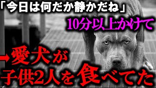 父不在の中家事をしていた妻。やけに子供が静かな為様子を見ると、そこには目を背けたくなる光景が…