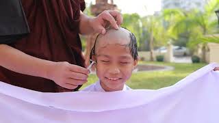 Ceremony of Novitiation/Shin Pyu Ceremony Part 1, Dr Soe Luu Kyaw+ Dr Su Nwe Htun, Myanmar Buddhism